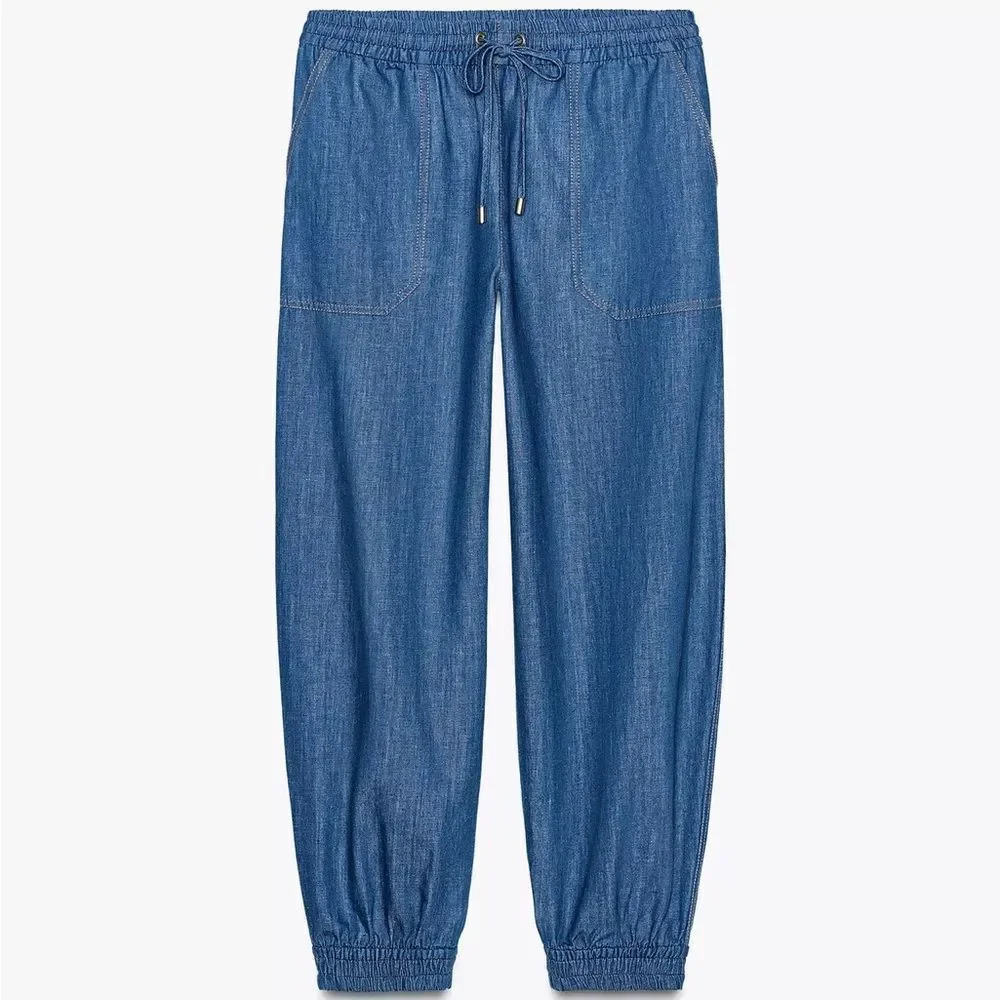 ZARA LINEN JOGGER PANTS